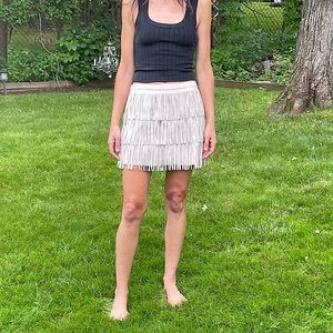 1990’s BCBG suede mini skirt